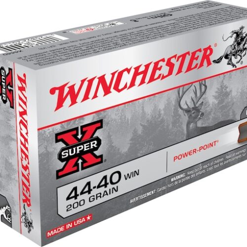 Winchester Super-X Ammunition 44-40 WCF 200 Grain Power-Point 500 ...